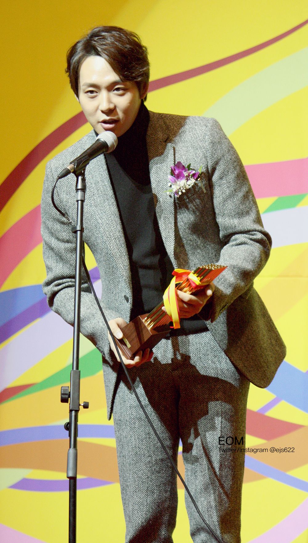 Park Yoochun at the 34th Korean Association of Film Critics Awards
